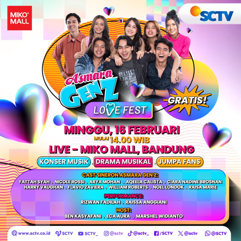 Sinetron Unggulan “Asmara Gen Z” Menyapa Penggemar SCTV (foto:istimewa) 