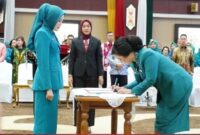 Warnita Heriyus Resmi Dilantik sebagai Ketua TP-PKK dan Ketua Tim Pembina Posyandu Murung Raya (Foto Istimewa)