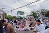 Suasana Shalat Idul Fitri 2025 di Bundaran Kayu Tangi Jalan Brigjen Hasan Basri Kayu Tangi Banjarmasin (foto:bomindonesia)