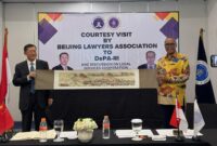Kerja sama Internasional 
 Beijing Lawyers Association dengan  
DePA-RI (Foto Istimewa)
