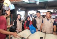 Satgas Pangan Ditreskrimsus Polda Kalsel Sidak Pasar (Foto Istimewa/Humas Polda Kalsel)