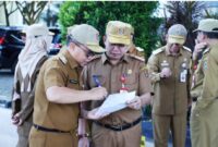 Sejumlah pegawai di lingkungan Sekretariat Daerah Provinsi Kalimantan Selatan (Setdaprov Kalsel) (Foto Istimewa/ Biro Adpim)