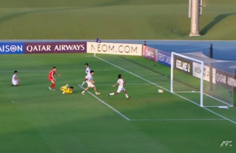 Langkah Timnas Indonesia U-17 di Piala Asia U-17 2025 harus terhenti di babak perempat final / Foto: Tangkapan Layar X 
