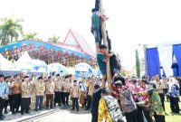 Peringatan Hari Ulang Tahun (HUT) ke-73 Kabupaten Hulu Sungai Utara (HSU) berlangsung meriah 