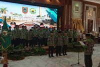 Ketua Umum Pimpinan Pusat (PP) Dewan Masjid Indonesia (DMI) HM Jusuf Kalla melantik H Anwar Hadimi Ketua Pimpinan Wilayah (PW) DMI Kalsel beserta unsur pengurus periode 2024–2029. 