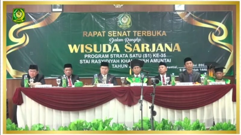 STAI Rakha Amuntai Laksanakan Wisudawan/wati