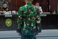 Sidang di Pengadilan Militer I-06 Banjarmasin (Foto Istimewa)