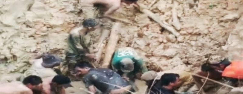 Ahmad Humaidi (45), seorang pendulang intan, tewas tertimbun longsor di Banjarbaru, Kalimantan Selatan, Minggu sore. (foto Istimewa)