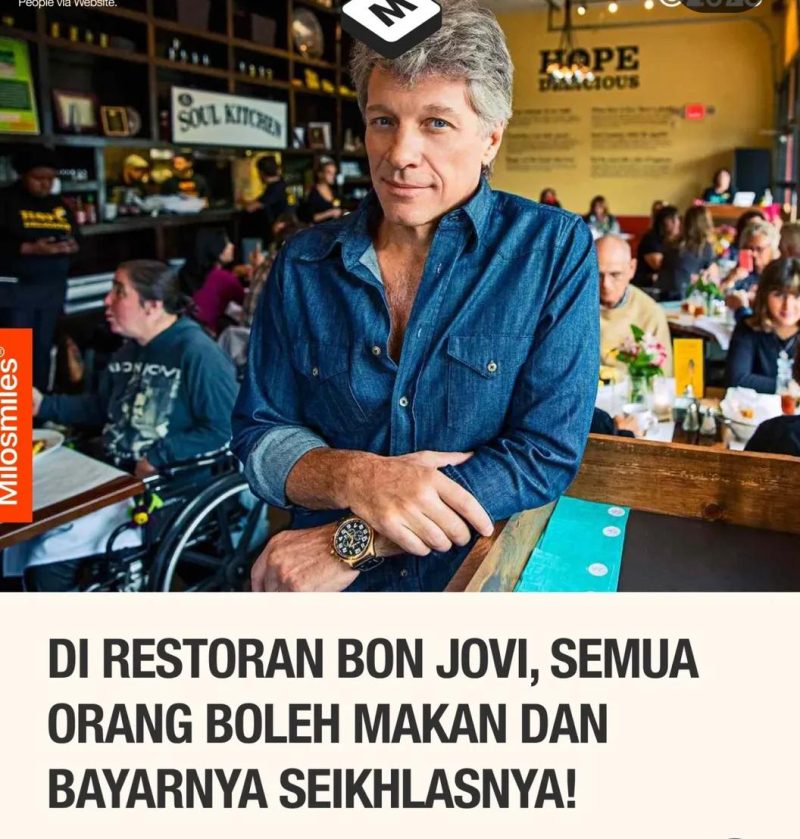 Jon Bon Jovi (Foto Instagram@milosmiles.id)