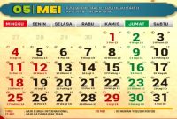 Hari Besar Nasional dan Internasional yang dirayakan pada Mei 2025