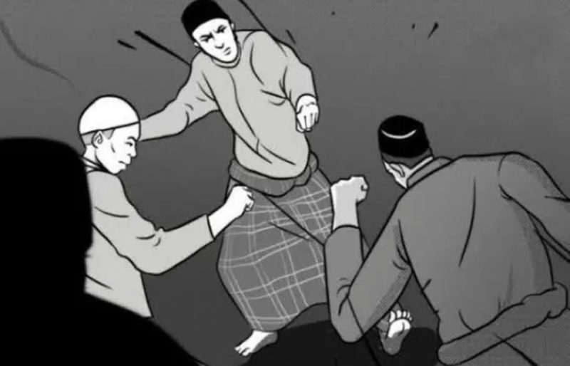 Ilustrasi penganiayaan terhadap santri (Foto Istimewa)