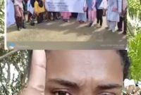 Viral video seorang perempuan Papua mempertanyakan keaslian dan integritas massa pendukung aktivitas perusahaan tambang Nikel (tangkapan layar@digital.news.co.id) 
