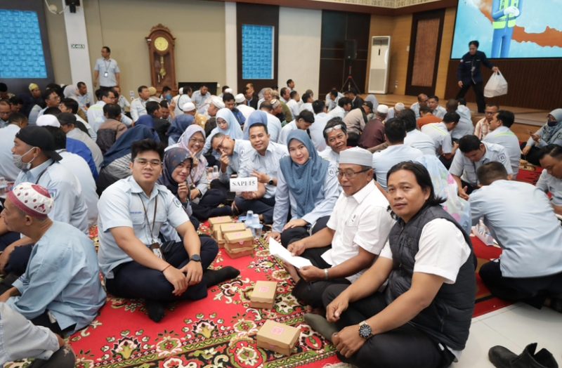 Akad hewan kurban bersama PWI Kalsel di Aula PAM Bandarmasin.