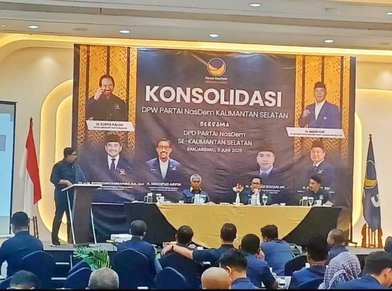 Rapat Konsolidasi NasDem Kalsel Bersama DPD NasDem se-Kalsel