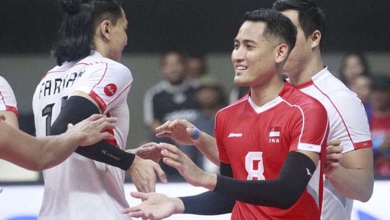 PBVSI Pemain Voli Putra Senior (Foto : PBVSI)