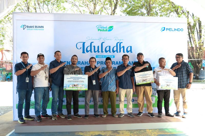 Pelindo Sub Regional Kalimantan Salurkan Bantuan Hewan Qurban