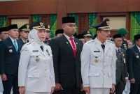 Suasana Pelantikan Wlikota dan wakil walikota Banjarbaru (Foto : Istimewa)