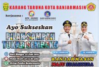 Flayer pilah sampah tukar sembako