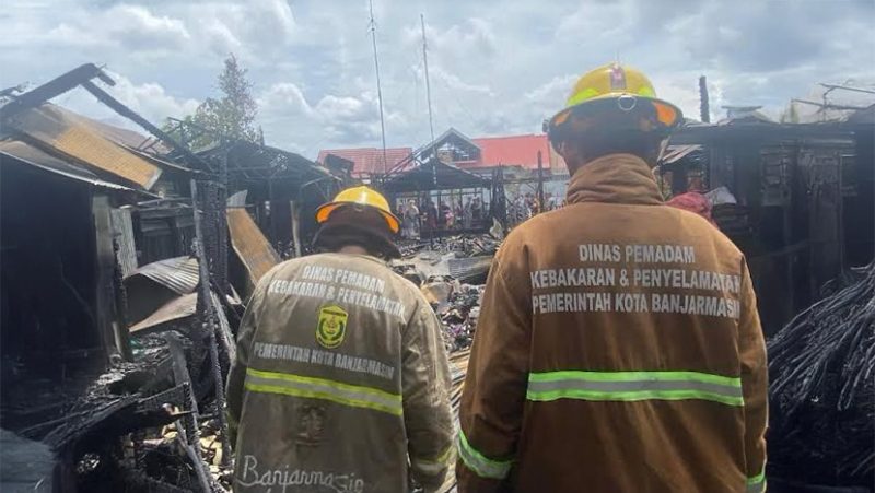 Pemadam Kebakaran di Banjarmasin (Foto : Istimewa)