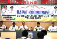 Rapat koordinasi dan silaturrahmi di Kecamatan Murung (foto: Maya)
