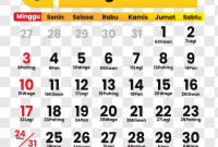 Almanak Bulan Agustus 2025. Lihat Ya