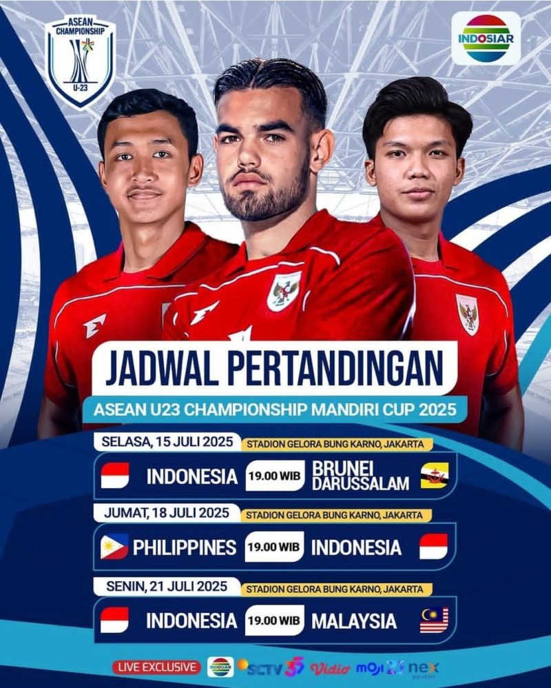 Nonton Bersama ASEAN U-23 Championship 2025, Cek Jadwalnya