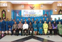 Bupati Murung Raya, Heriyus, mengukuhkan Ketua TP-PKK Kabupaten Murung Raya dan Pengurus periode 2025-2030 di Aula Rumah Jabatan Bupati Murung Raya (foto: Diskominfo)
