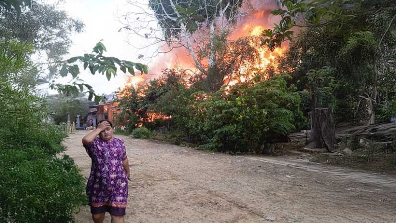 Kebakaran di Kotabaru Hanguskan Tiga Rumah dan Gedung Walet