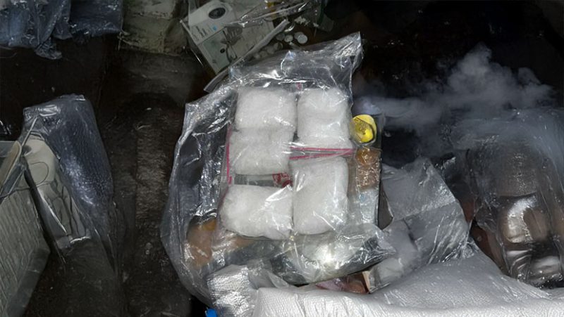 Sabu berat setengah kilo tak bertuan ini ditemukan warga Jalan Belitung Darat Banjarmasin, Selasa (22/7/2025). (foto: istimewa)