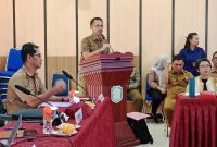 Kegiatan paparan rencana awal penyusunan RIPJPID Kabupaten Murung Raya tahun 2025–2029. (Foto: Maya)