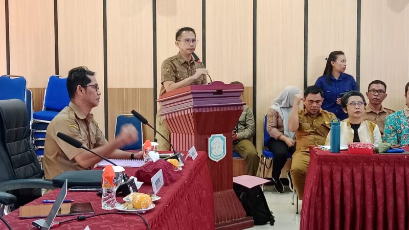 Kegiatan paparan rencana awal penyusunan RIPJPID Kabupaten Murung Raya tahun 2025–2029. (Foto: Maya)
