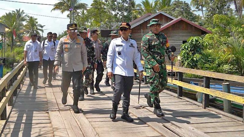 Wali Kota Resmikan TMMD, Upayakan Pemerataan Pembangunan Kota Banjarmasin
