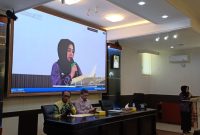 Kepala Diskominfo Provinsi Kalsel Dr H Muhamad Muslim diwakili Plt Sekretaris Sucilianita Akbar