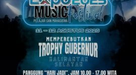 Hadiri Gelaran Kalsel Expo 2025 Music Festival