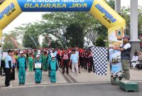 Memperingati Hari Jadi ke-75 Provinsi Kalsel dan HUT ke-80 RI, gelaran Lomba Gerak Jalan tingkat SD, SMP/MTs se-Kalsel 