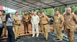 Mantapkan Pesta Rakyat Harjad ke-75 Provinsi Kalsel, Gubernur Haji Muhidin Tinjau Langsung Persiapannya