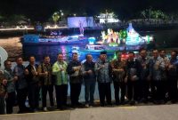 Festival Wisata Budaya Pasar Terapung Tahun 2025, Gubernur Haji Muhidin Lepas Jukung Hias di Sungai Martapura
