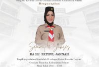 Hj Fathul Jannah Terpilih Jadi Ketua Kwarda Pramuka Kalsel 2025–2026 