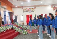 Bupati Heriyus kukuhkan pengurus anggota Forum Generasi Berencana Kabupaten Murung Raya masa bakti 2025–2026 (foto: Maya)