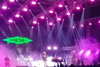 Penampilan grup cadas legendaris asal Bandung , Jamrud di kawasan Kantor Gubernur Kalimantan Selatan memuaskan ribuan Jammers Banua (foto Istimewa)