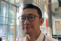 Juru bicara KPK Budi Prasetyo saat memberikan keterangan ANTARA/ Rio Feisal
