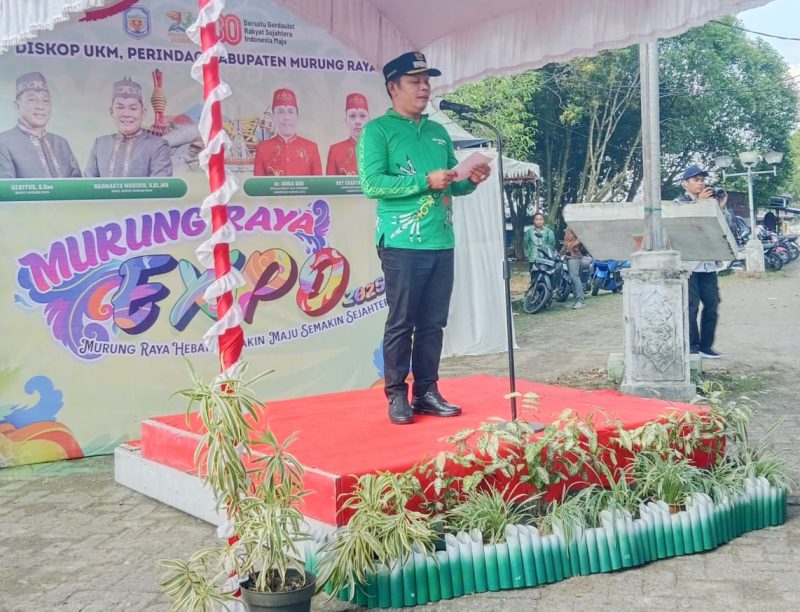 Wabup Rahmanto Muhiddin saat membuka pameran Mura Expo tahun 2025. (foto: Maya)