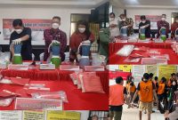 Pemusnahan barang bukti narkoba hasil pengungkapan April–Juni 2025 oleh Ditresnarkoba Polda Kalsel. (foto: Mercy)