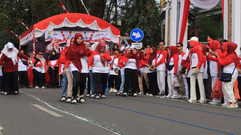 Lomba Rekreasi Antar SKPD Meriahkan HUT ke-80 Republik Indonesia