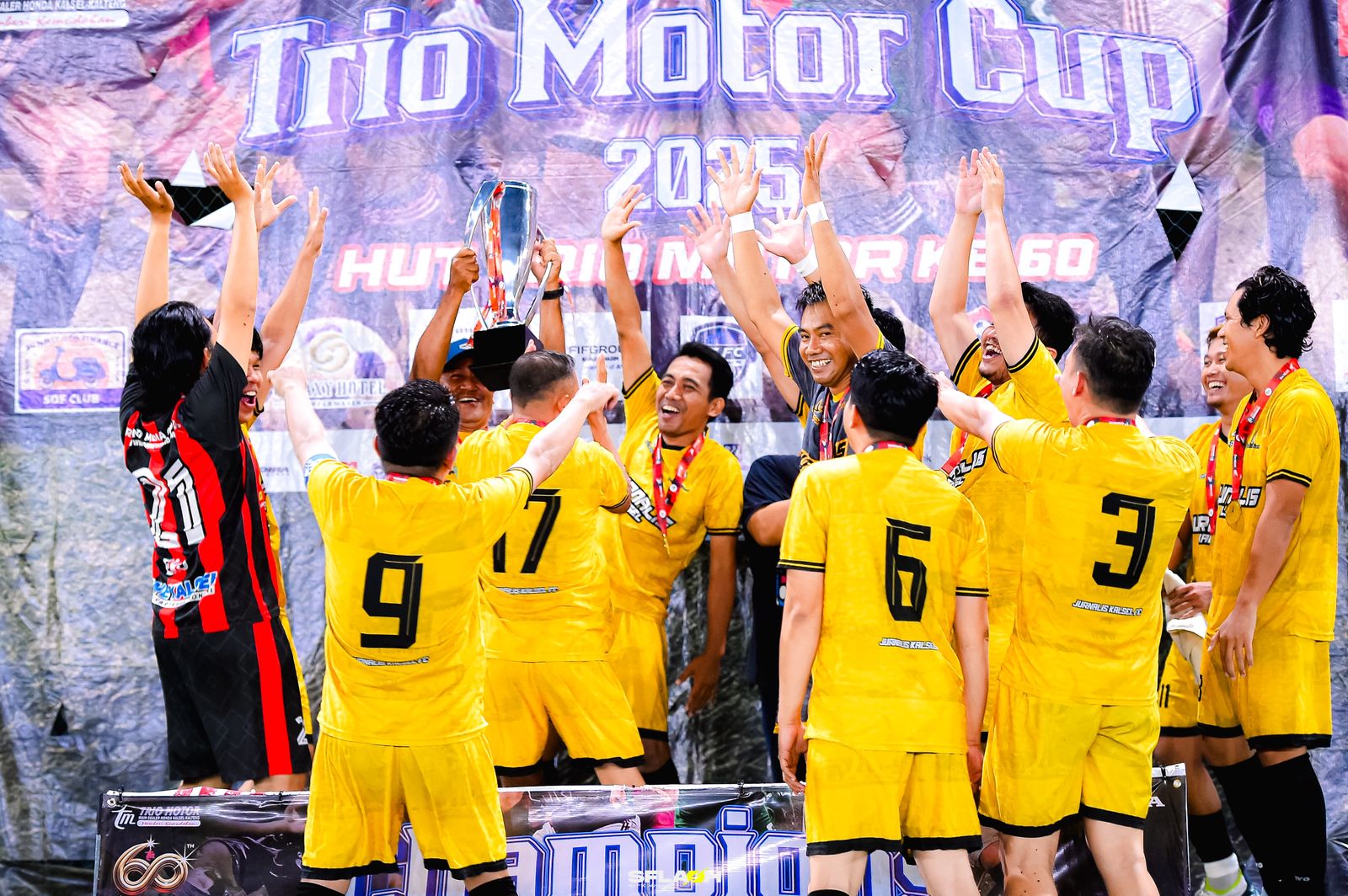 Jurnalis Kalsel Berhasil Rebut Piala Bergilir