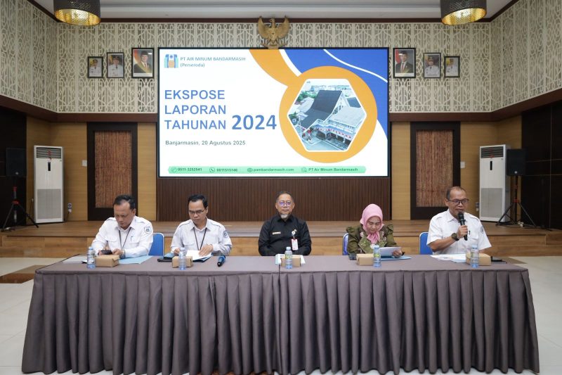 Ekspose laporan keuangan tahunan PAM Bandarmasih.