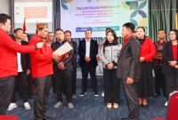 Kegiatan pelantikan pengurus DPC API Murung Raya masa bakti 2025-2030 (Foto Maya)

