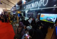 Stan Diskominfo Kalsel di Kalsel Expo 2025 di Kota Banjarbaru