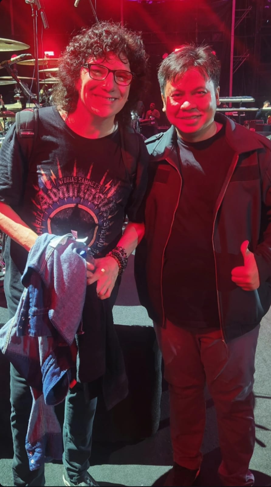 Yandi Pratama bersama Eric Martin