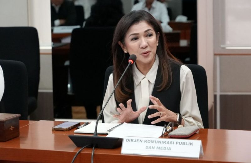Direktur Jenderal Komunikasi Publik dan Media (Dirjen KPM) Kemkomdigi, Fifi Aleyda Yahya